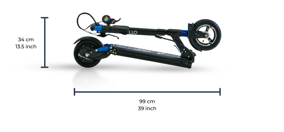 folded scooter 21