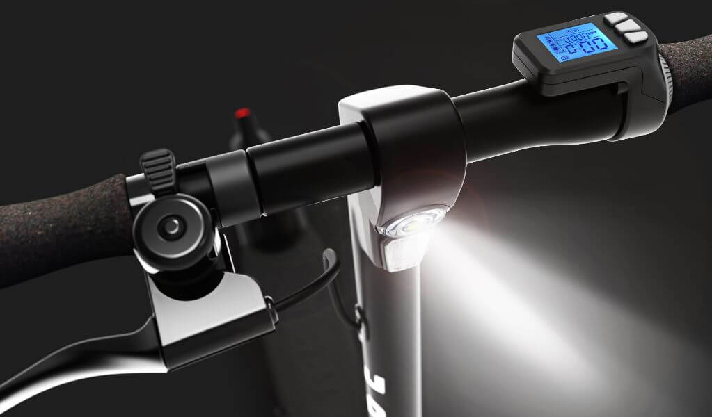 pure air pro electric scooter lights