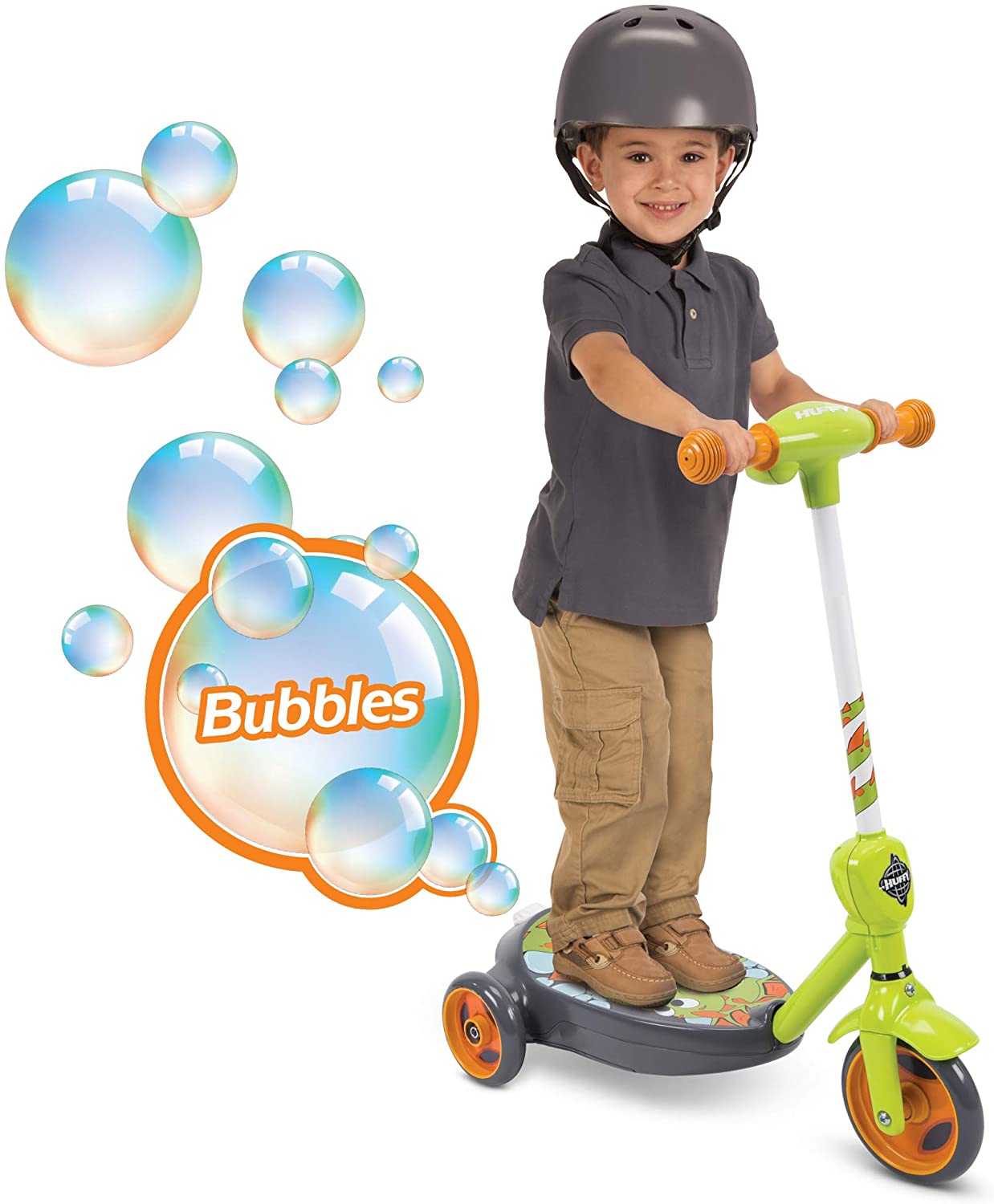 Huffy 2 in 1 bubble 3 wheel scooter