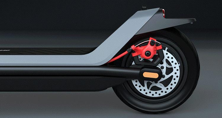 kqi2 pro electric scooter folded